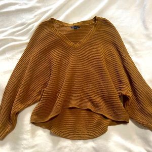 American Eagle Caramel Chunky Knit Sweater